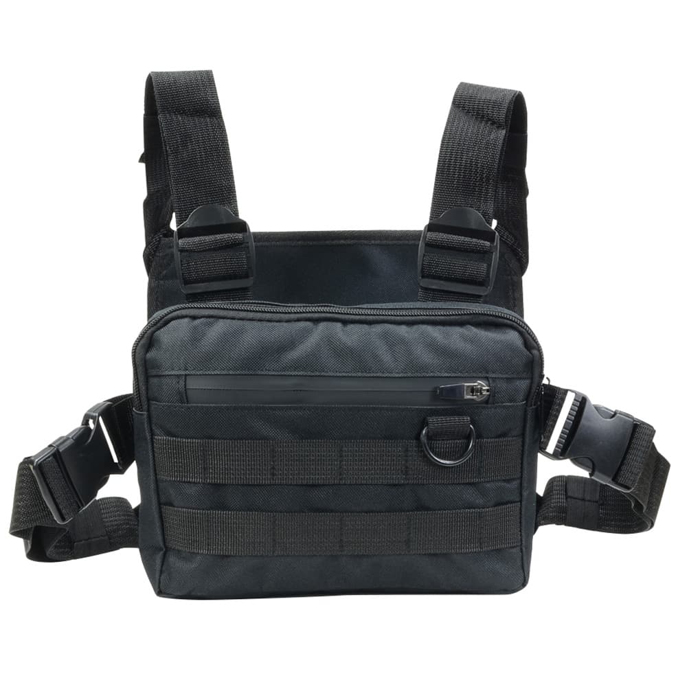 タクティカルチェストバッグ HGUL+BAG FILWHITE 前面ウェビング付き