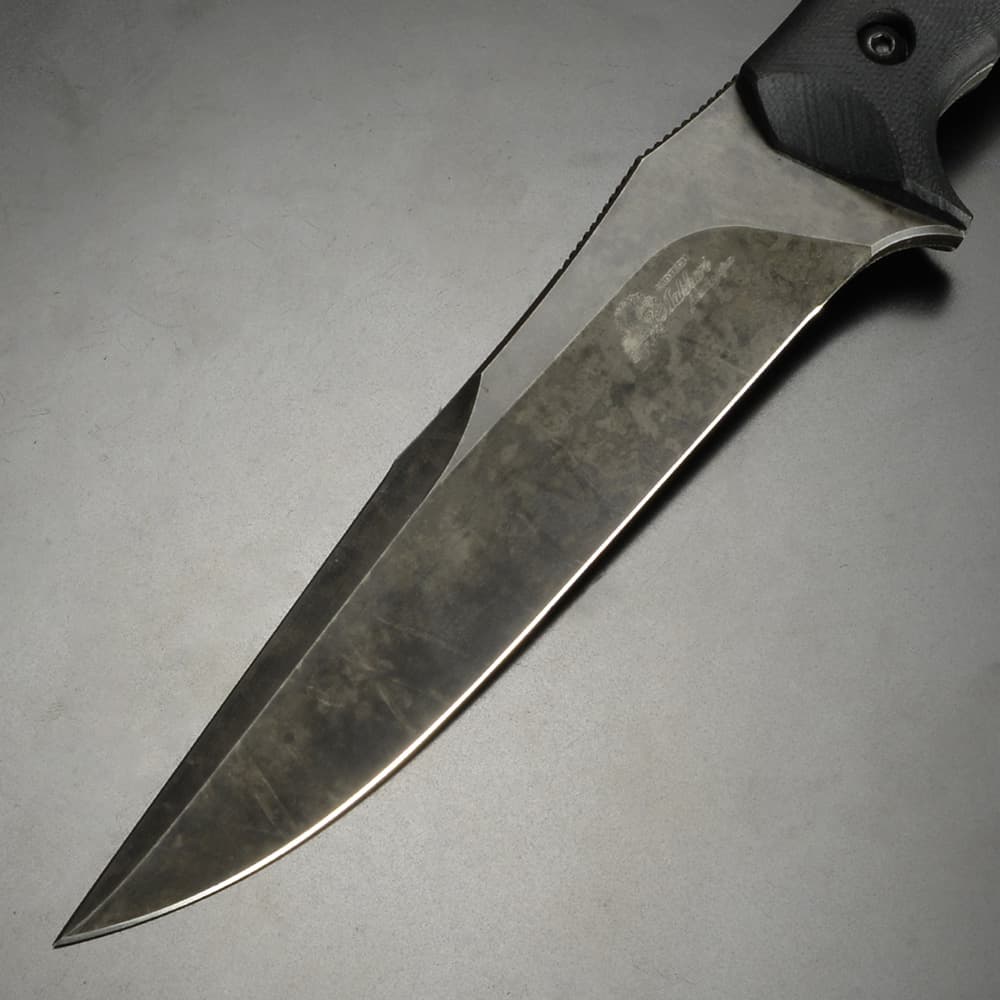 makkari knives アウトドアナイフ シーアリゲーター シース付き重量約260g