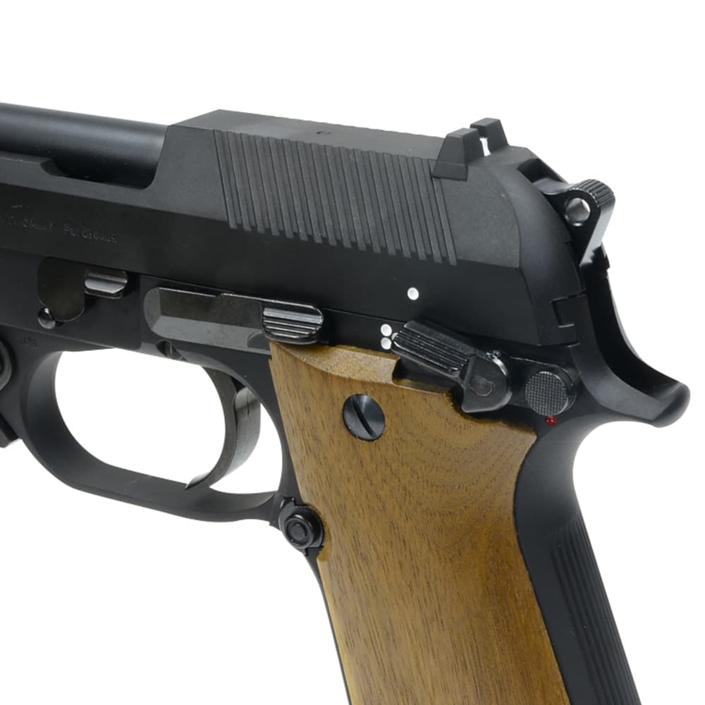 ミリタリーショップ レプマート / KSC ガスガン BERETTA M93RII ウォルナットグリップスペシャル HW A044