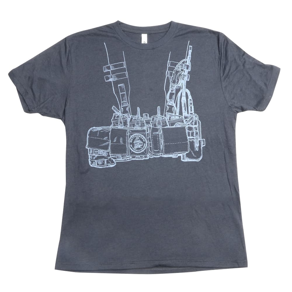 VELOCITY SYSTEMS 半袖Tシャツ Chest Rig ブラック Lサイズ