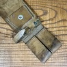 イタリア軍放出品 斧カバー ブラウンレザー製