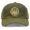 BERETTA キャップ WAXED COTTON HAT メーカーロゴ刺繍入り グリーンオリーブ BC092025330706