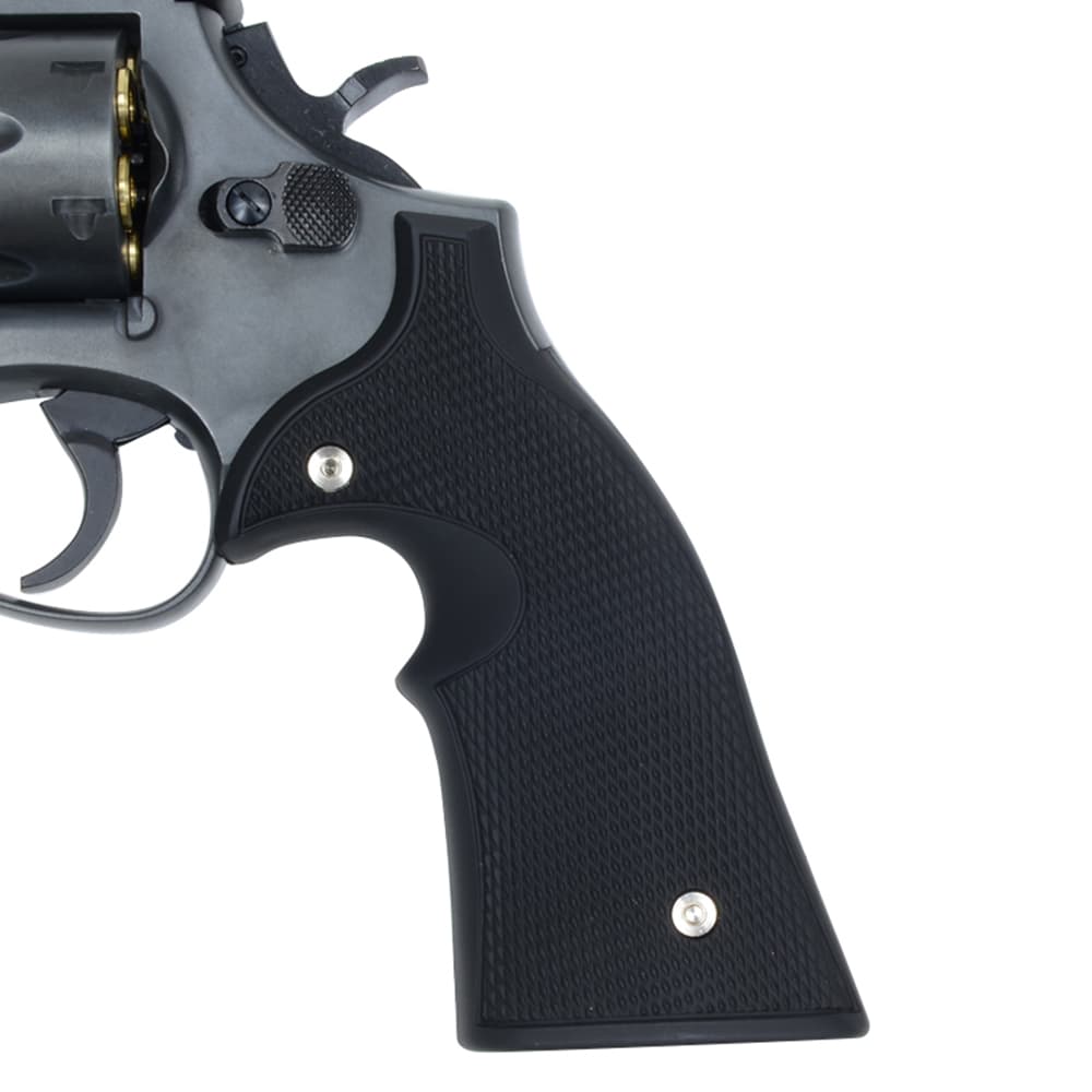 ミリタリーショップ レプマート / Marushin 発火式モデルガン S&W M586 4インチ 完成品 エクセレントHW プラグリップ 112405