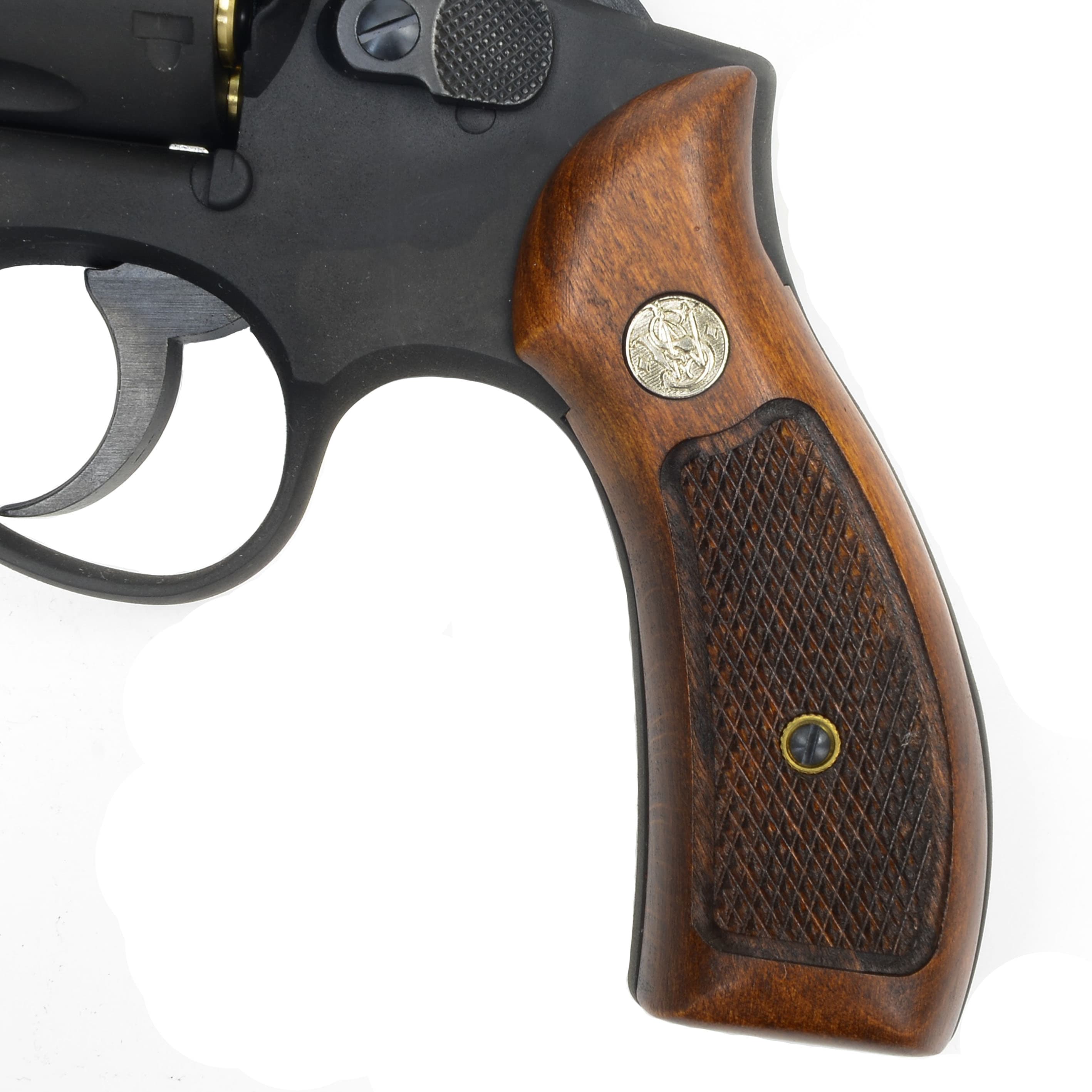 m10 3インチ ブラックHW 木製グリップ グリップアダプター付き マルシン ガスガン M10 3インチ ブラック HW 木製グリップ 072517