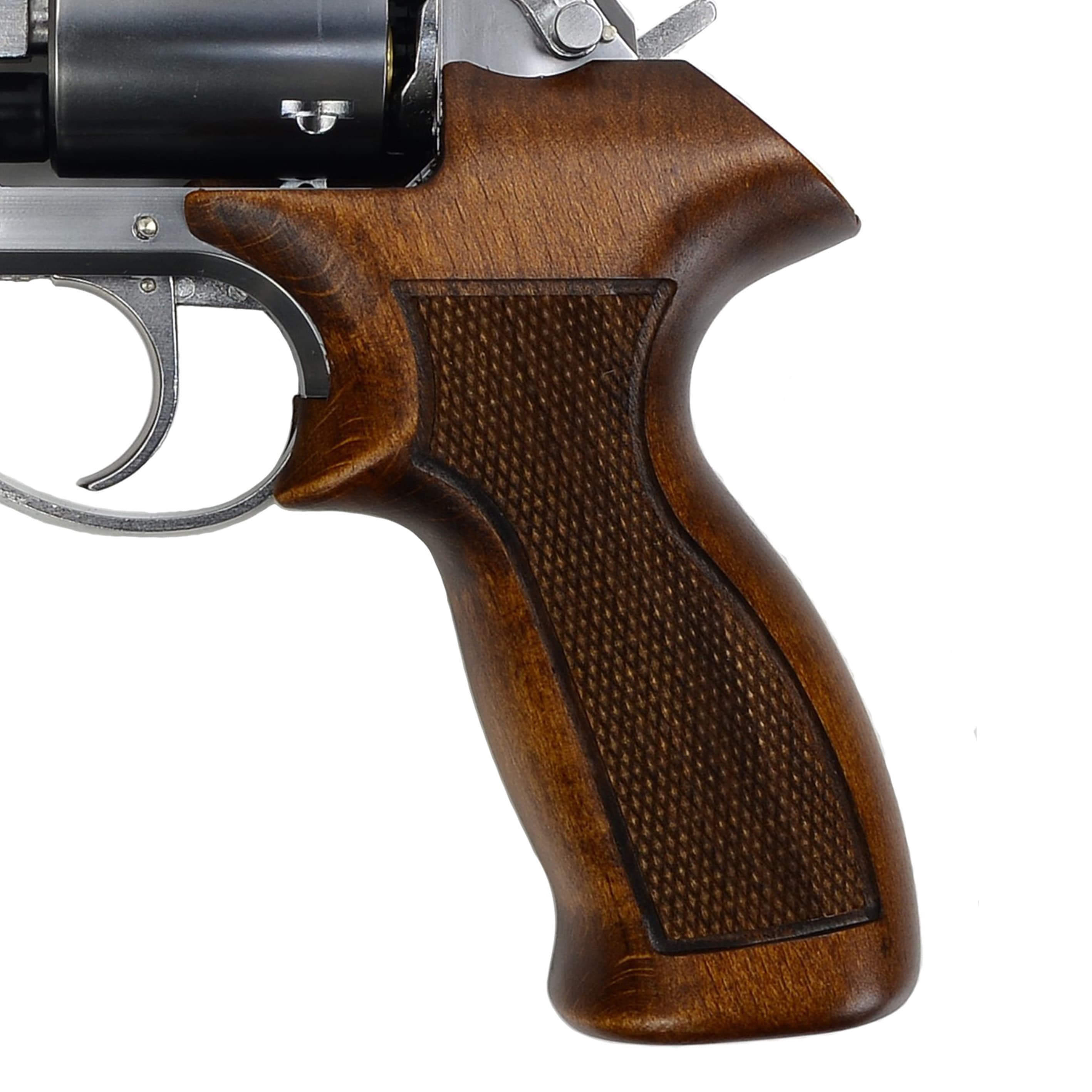 マルシン ガスガン MATEBA マテバ 5インチ シルバーABS 木製グリップ