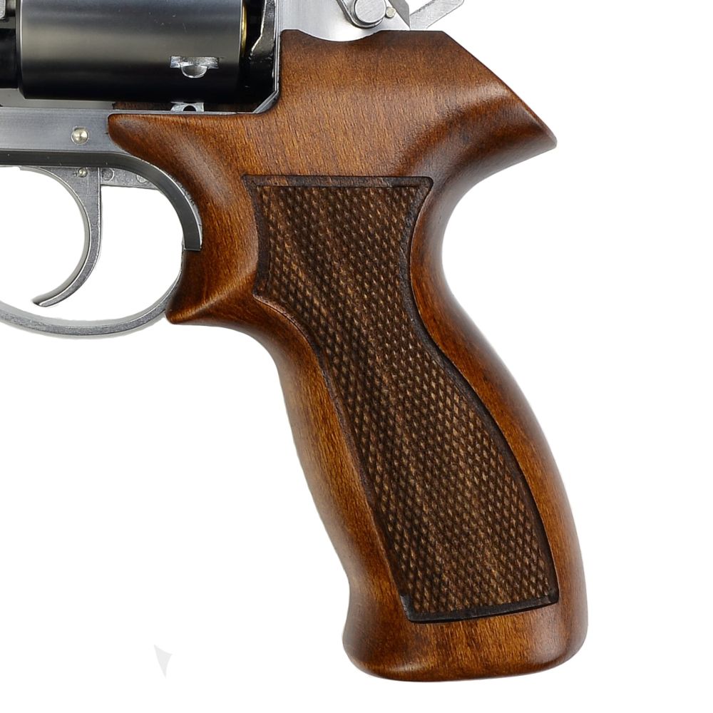 マルシン ガスガン MATEBA マテバ 4インチ シルバーABS 木製グリップ