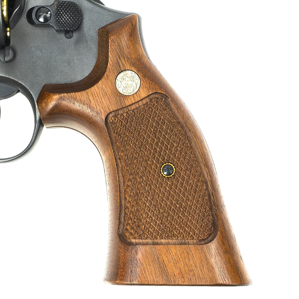 マルシン ガスガン S&W M586 エクセレントHW ハーフチェッカー木製