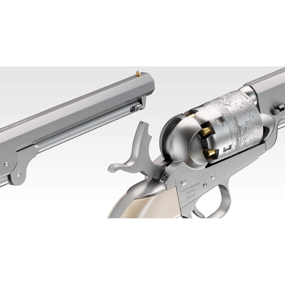 東京マルイ エアーリボルバー M1851 NAVY シルバーモデル 10才以上用