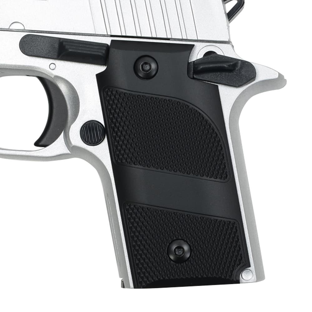 CROWN MODEL エアコッキングガン P238 シルバー マイクロコンパクト 10