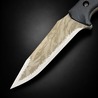 Makkari knives ダイビングナイフ 水闘犬 セレーションなし 6Al-4Vチタン