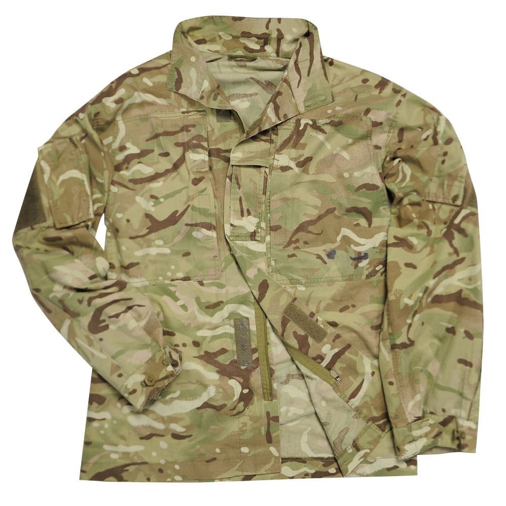 イギリス軍放出品 コンバットジャケット MTP迷彩 BDU 軍用戦闘服 小