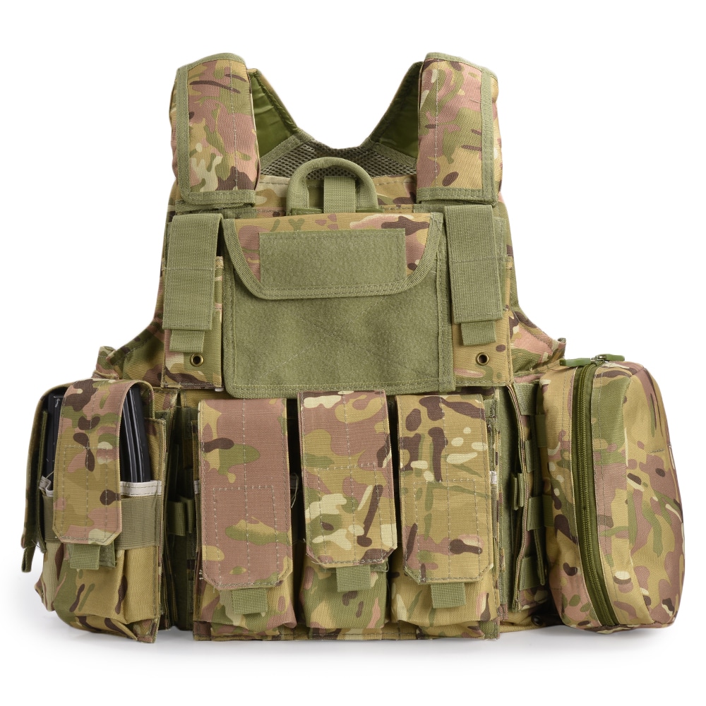プレートキャリア MOLLE マグポーチ他 7種ポーチ付属 | ミリタリー