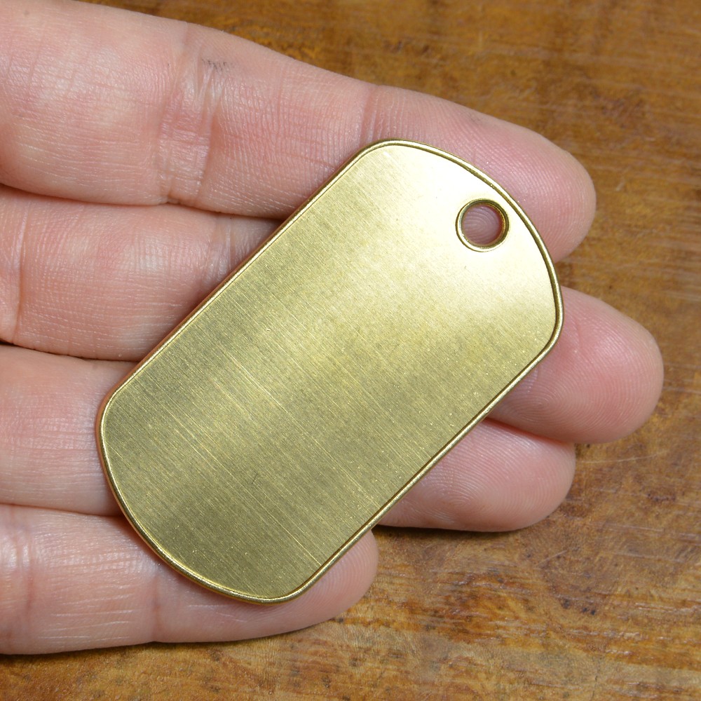 ドッグタグプレート 真鍮 ブラス | ミリタリーショップ レプマート