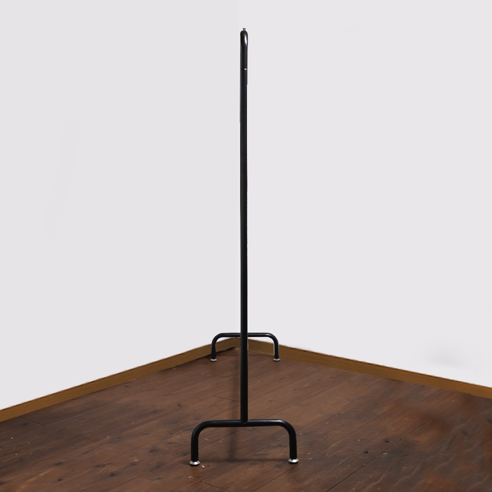 組立式 ハンガーラック 固定式 スチール製 マットブラック ミリタリー