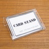 L型カードスタンド テーブルカード アクリル ディスプレイ 店舗用品