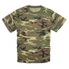Rothco Tシャツ 半袖 ウッドランドカモ ポリエステル