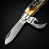 Rough Ryder アーミーナイフ Kamp King クラシック シナモン Bone Stag 5機能 RR2424