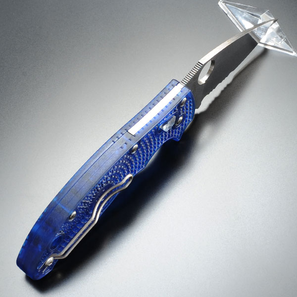 SPYDERCO 折りたたみナイフ C101BL2 マニックス2[sc101pbl2] SPYDERCO 折りたたみナイフ C101BL2 マニックス2 半波 | ミリタリー