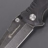 S&W 折りたたみナイフ タントー SW603 直刃 ブラック ストーンウォッシュ仕上