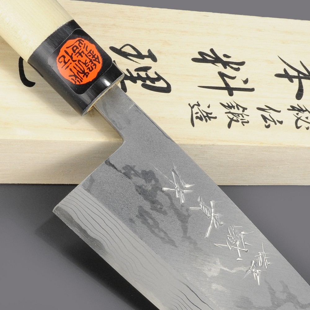 出刃包丁 田中一之刃物製作所 誠貴作 積層鋼 210mm | ミリタリー