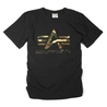 ALPHA 半袖Tシャツ ロゴ 迷彩 TC1041