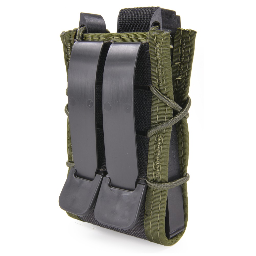 HISG ライフル&拳銃用マグポーチ TACO ダブルデッカー OD【実物】 HSGI ライフル&拳銃用マグポーチ TACO V2 ダブルデッカー M4/AK/7.62mm