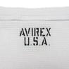 AVIREX Tシャツ 半袖 クルーネック ワッフル無地 デイリー
