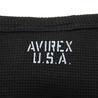AVIREX Tシャツ 半袖 クルーネック ワッフル無地 デイリー