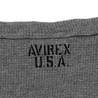 AVIREX Tシャツ 半袖 クルーネック ワッフル無地 デイリー