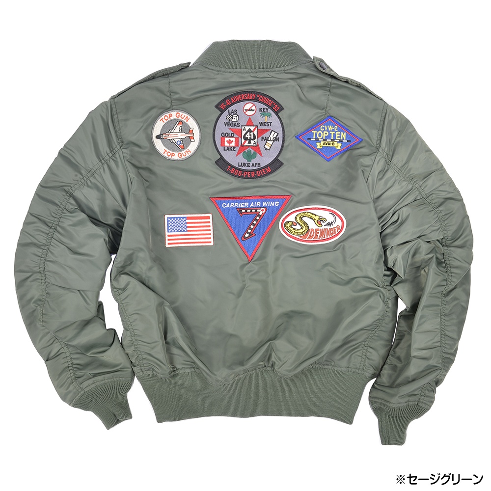 AVIREX L-2B フライトジャケット ブラックエース 6162124 | ミリタリー