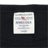 AVIREX Tシャツ 長袖 クルーネック 無地 デイリー