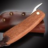 後藤渓 ミニ折りたたみナイフ 肥後守型 カスタムナイフ 天然木材ハンドル