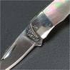 ATHRO 小型ナイフ 折りたたみ式 ブラックパール
