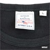 AVIREX Tシャツ 長袖 デイリー クルーネック ミニワッフル