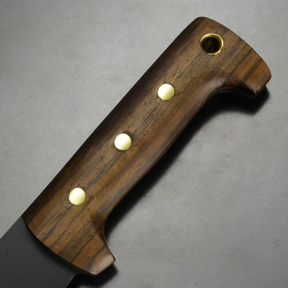 ◆EG KNIVES 超大型マチェットナイフ 5mm厚 フルタング構造 本革シース S10 米国製大型マチェット ナイフ USA 高炭素鋼 全長70 5cm ブレード長 約