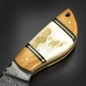 Rite EDGE スキナーナイフ Wild Stag 鹿骨ハンドル レザーシース付き DM1249