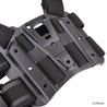 BLACKHAWK ホルスター用レッグプラットフォーム 432000 両利き