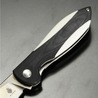 KIZER 折りたたみナイフ Infinity ブラック&ホワイト G10ハンドル V3579N2