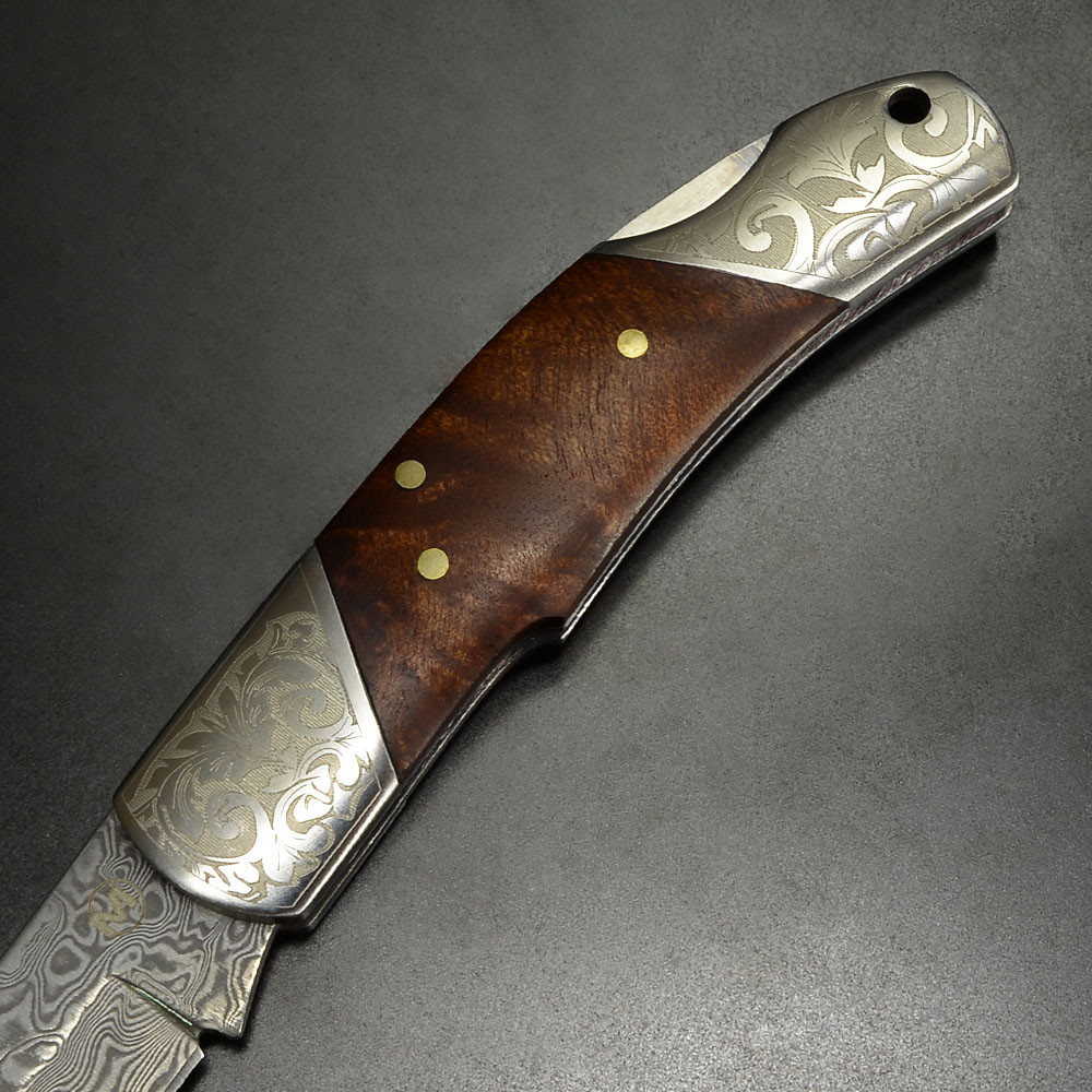 Boker Magnum 折りたたみナイフ Damascus Duke ダマスカス 01MB946DAM