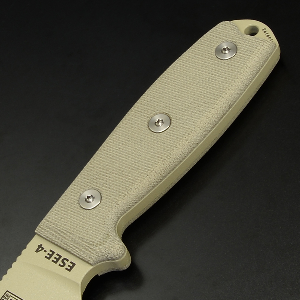 ESEE アウトドアナイフ Model 4 シース付属 デザートタンブレード ESEE