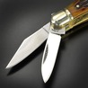 Rough Ryder 折りたたみナイフ 3Blade アンバーボーンハンドル RR106