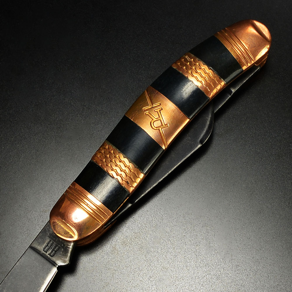 Rough Ryder 折りたたみナイフ Copper Coil ソウベリー RR1830 