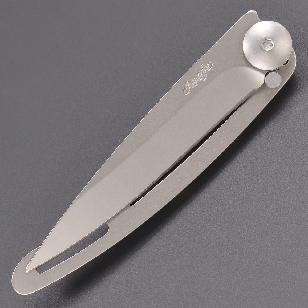 deejo 折りたたみナイフ ライナーロックステンレス 27g | ミリタリー