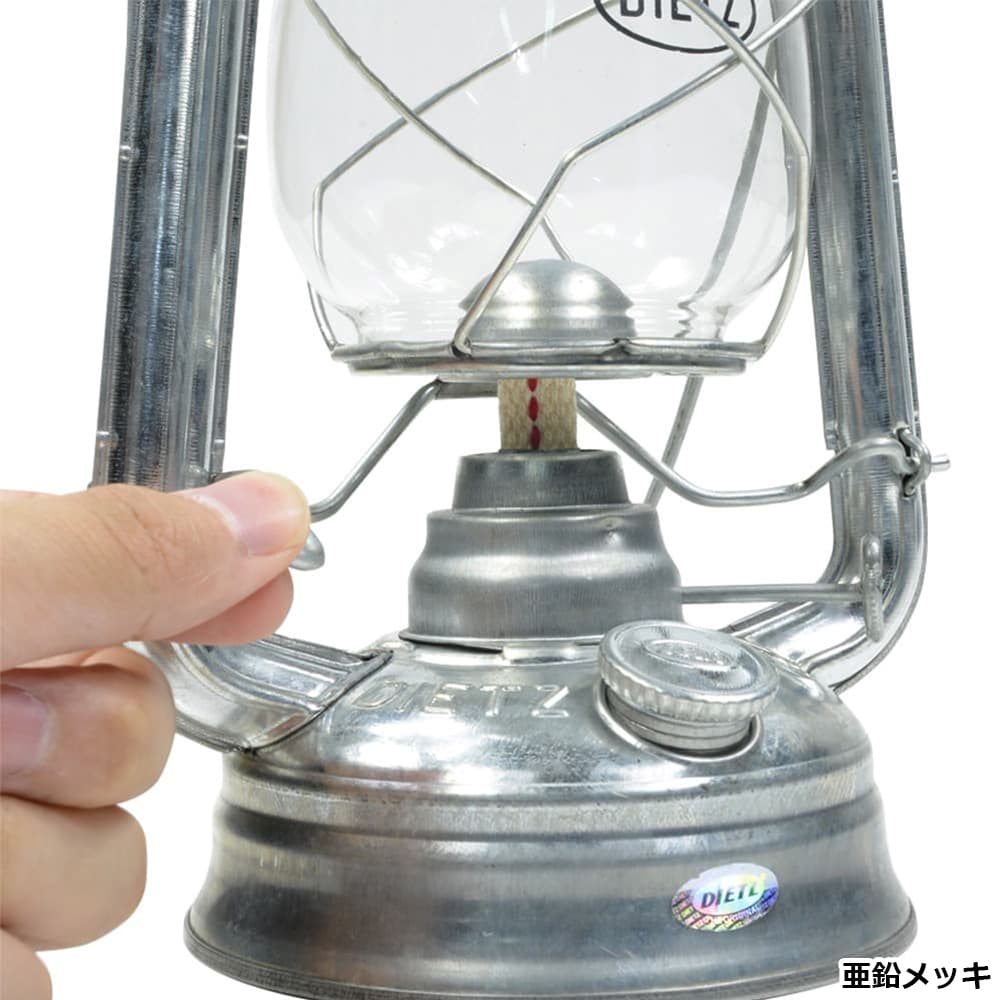 DIETZ ハリケーンランタン THE ORIGINAL ニッケルメッキ D76-NX