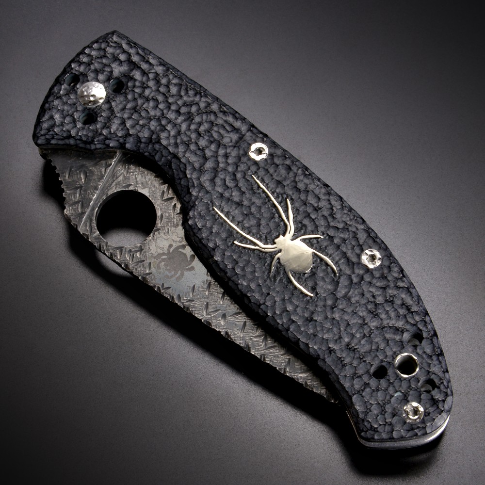 ミリタリーショップ レプマート / Spyderco 折りたたみナイフ 直