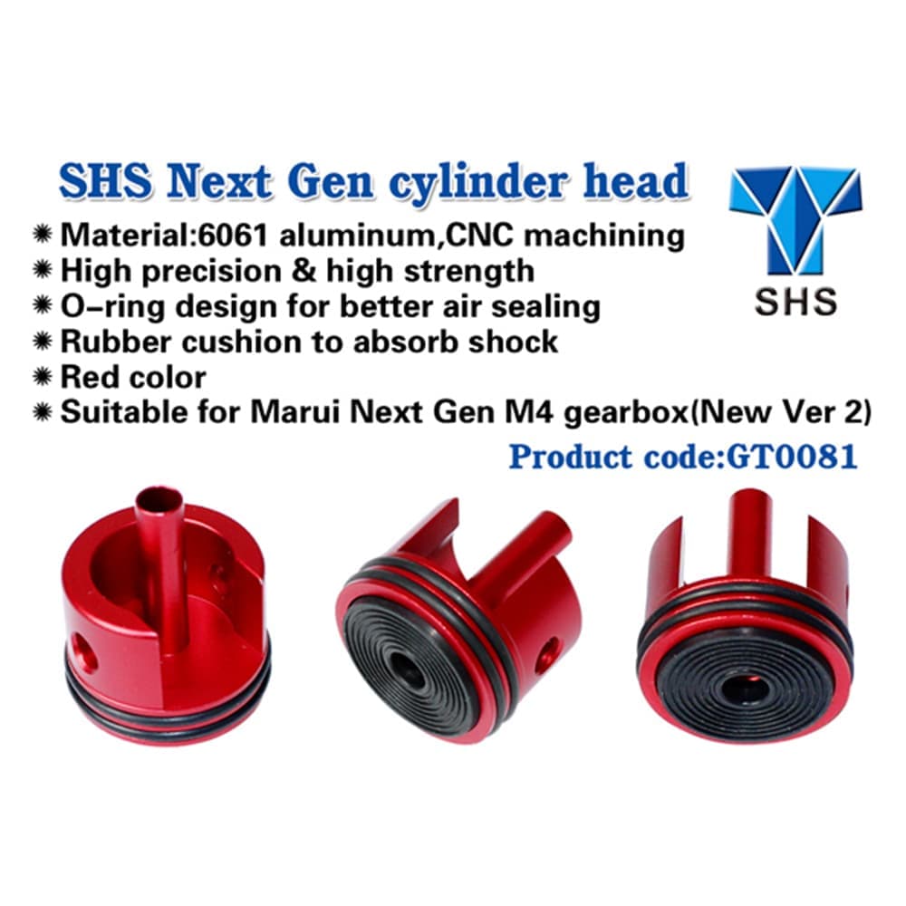ミリタリーショップ レプマート / SHS Airsoft シリンダーヘッド アルミ製 次世代電動ガン メカBOX NewVer.2対応