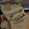 イタリア軍放出品 ガスマスクバッグ 肩掛け 縦長