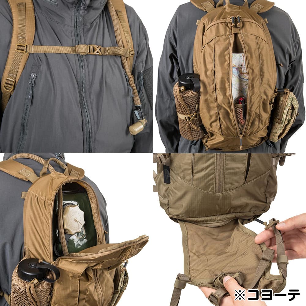 HELIKON-TEX バックパック Groundhog 12.5L ナイロン製 PL-GHG-NL