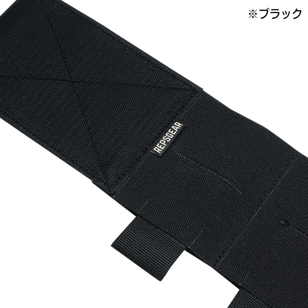 （実物）OTTE GEAR クイックデタッチャブル　カマーバンド　ブラック REPSGEAR クイックリリースカマーバンド FCSK用 マガジンポケット付き