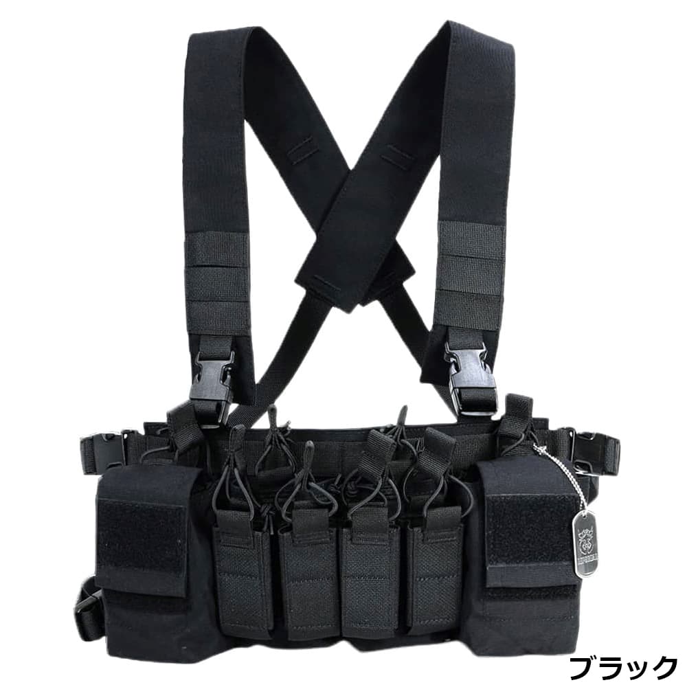REPSGEAR マイクロリグ twinFalconフラットパック セット CB REPSGEAR チェストリグ D3CRX フラットパック取付対応 PTVT02